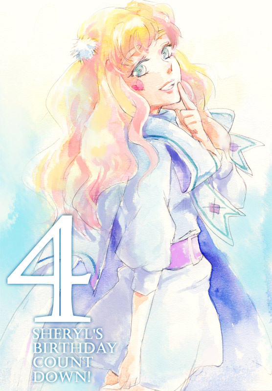 blonde_hair blue_eyes long_hair macross macross_frontier macross_frontier:_itsuwari_no_utahime sanami sheryl_nome solo