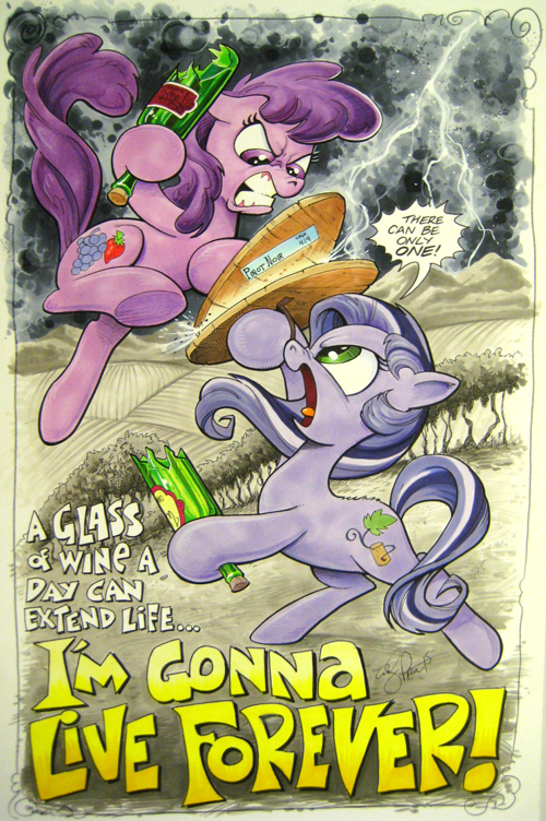 2015 andy_price berry_punch_(mlp) earth_pony english_text equine fan_character female feral fight friendship_is_magic high_lander horse humor mammal my_little_pony parody pony text