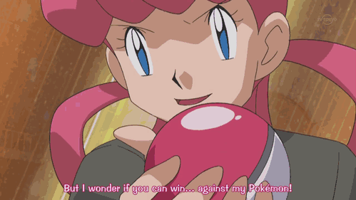 1girl animated animated_gif blue_eyes joy_(pokemon) latias pink_hair pokemon pokemon_(anime) subtitled