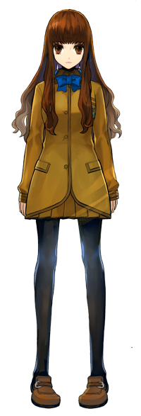 blue_bow blue_neckwear bow bowtie brown_eyes brown_footwear brown_hair fate/extra fate_(series) full_body kishinami_hakuno_(female) official_art pantyhose school_uniform shoes solo standing transparent_background tsukumihara_academy_uniform_(fate/extra) wada_aruko