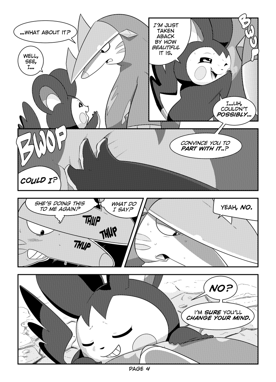 comic dialogue emolga excadrill female hi_res male monochrome nintendo outside pok&eacute;mon rubbing seductive smug tom_smith video_games