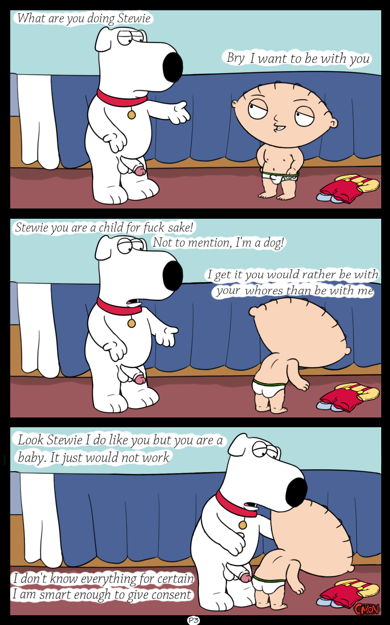 baby brian_griffin canine charliemon comic dog family_guy hi_res human male male/male mammal penis stewie_griffin young