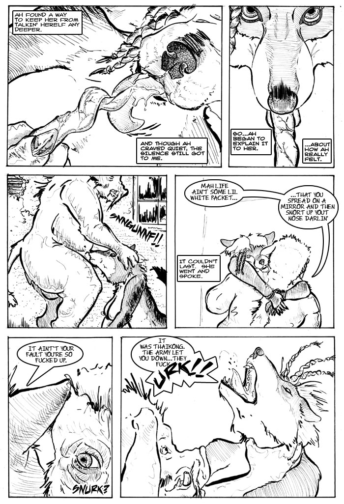 angry animal_genitalia anthro asphyxiation belly black_nose boar breasts butt canine carrying choking claws comic cum cum_in_mouth cum_inside dialogue dog duo english_text erection fellatio female fur gasp grunting hair hand_on_head hug licking looking_at_viewer male male/female mammal monochrome mulefoot muscular nipples nude open_mouth oral orgasm overweight penetration penis pig porcine sex side_profile simple_background slop smile strangling sucking surprise tail_tuft teeth text tongue tongue_out tuft tusks wide_eyed