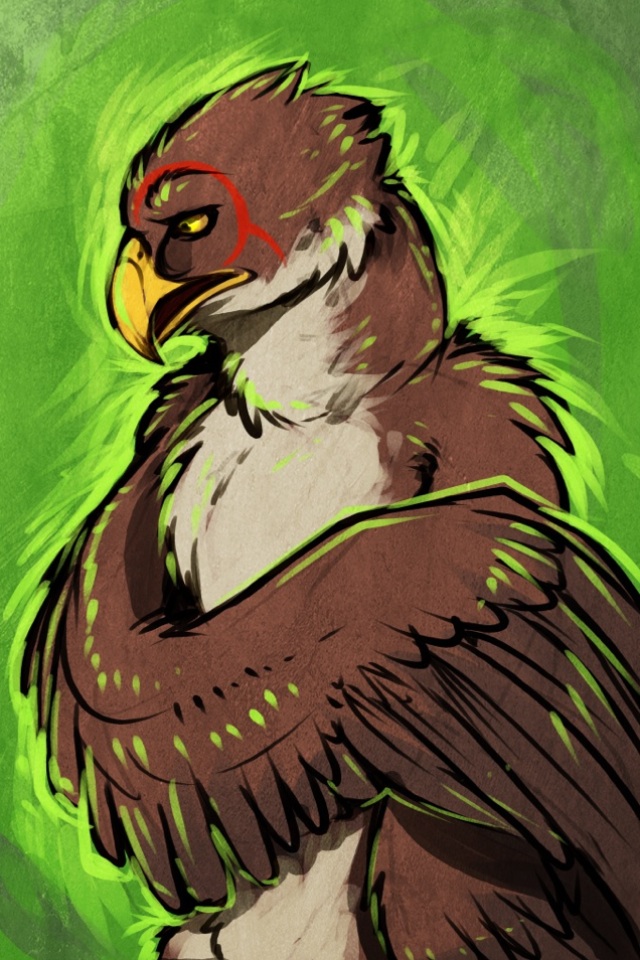 accipiter_inkunen_(artist) accipiter_inkunen_(character) avian beak bird feathers hawk monosex red_tail shy wings