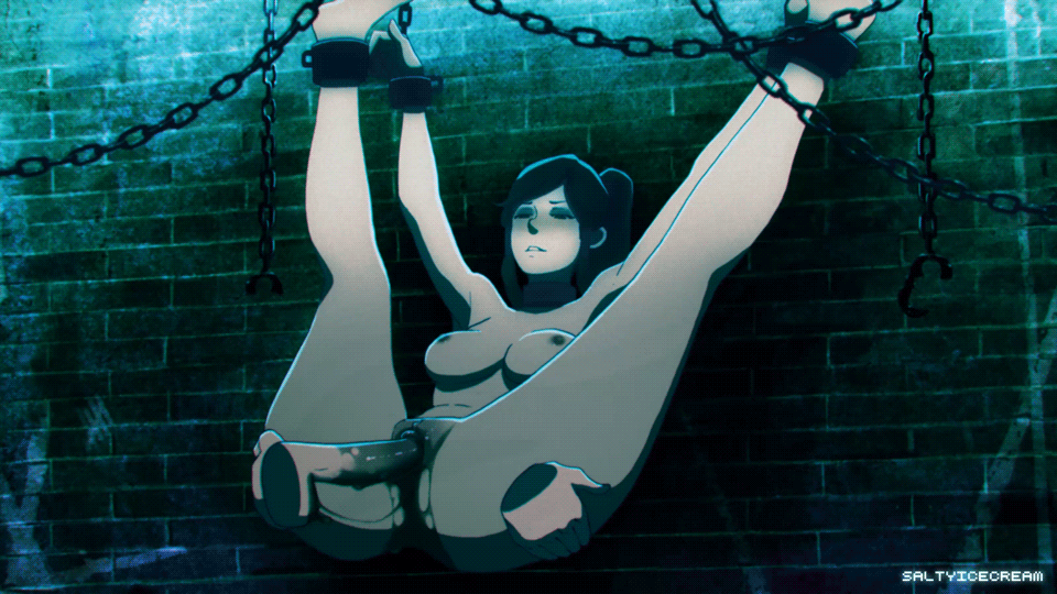 against_wall animated animated_gif arms_up artist_name ass ass_grab avatar_(series) bangs bdsm blush bondage bouncing_breasts bound bound_ankles bound_wrists breasts brick brick_wall chain collar cuffs dark dark_skin disembodied_limb disembodied_penis dripping dungeon half-closed_eyes korra large_breasts legs_up long_hair nipples nose_blush nude parted_bangs parted_lips penis ponytail pussy pussy_juice rape restrained saltyicecream sex shackles solo_focus suspension testicles the_legend_of_korra uncensored vaginal