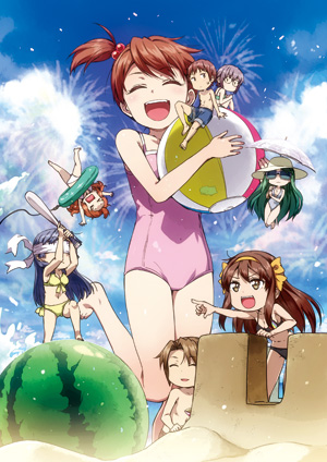 ^o^ asahina_mikuru asakura_ryouko ball baseball_bat beach beachball bikini blindfold blu-ray_cover closed_eyes cloud cover day fireworks food fruit innertube koizumi_itsuki kyon kyon_no_imouto lowres nagato_yuki nagato_yuki-chan_no_shoushitsu one-piece_swimsuit outdoors pointing sand sand_castle sand_sculpture skin_tight suzumiya_haruhi_no_shoushitsu suzumiya_haruhi_no_yuuutsu swimsuit tsuruya walking watermelon