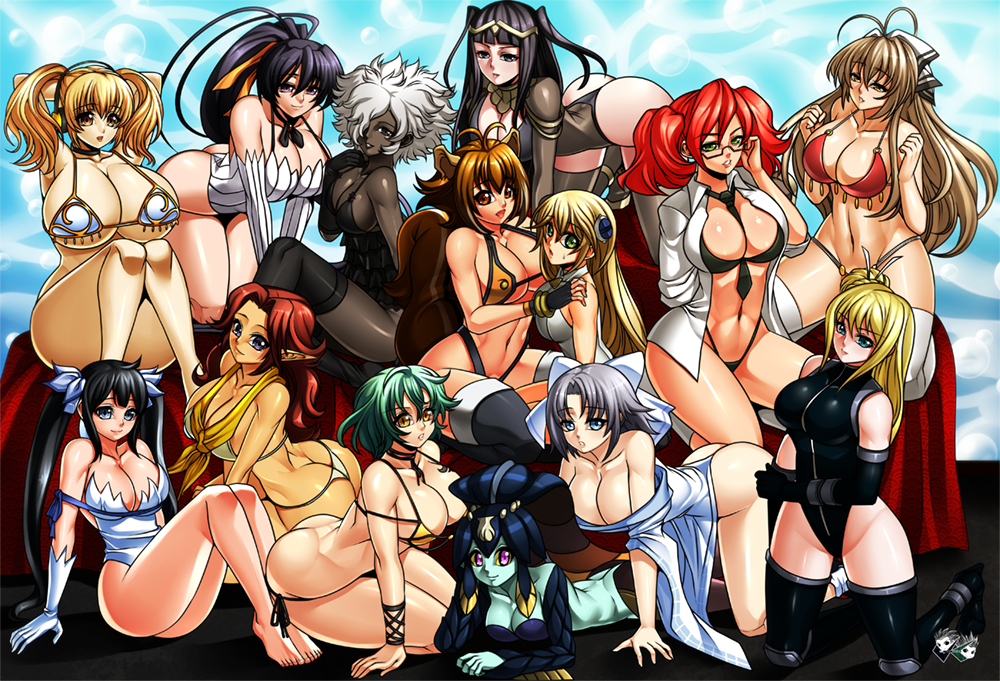 :d :o adapted_costume all_fours amagi_brilliant_park animal_ears annotated antenna_hair arm_support armpits arms_behind_head arms_up ass bangs bare_shoulders barefoot between_breasts bikini black_hair blazblue blonde_hair blue_eyes blue_hair blue_skin blunt_bangs bow bracelet breasts brown_eyes brown_hair butt_crack circlet cleavage clenched_hands closed_mouth collarbone couch cross-laced_clothes crossover dark_skin dungeon_ni_deai_wo_motomeru_no_wa_machigatteiru_darou_ka elbow_gloves feet fingerless_gloves fire_emblem fire_emblem:_kakusei fish_girl flipped_hair frills full_body glasses gloves green_eyes green_hair groin hair_bow hair_ornament hair_over_one_eye hair_ribbon halterneck hand_on_another's_shoulder harem headphones hestia_(danmachi) high_ponytail high_school_dxd highleg hikage_(senran_kagura) himejima_akeno hips huge_breasts jadenkaiba jewelry kneeling knees_up large_breasts leaning_forward light_smile long_hair long_pointy_ears long_ponytail looking_at_viewer lowleg lowleg_bikini lying makoto_nanaya malon messy_hair micro_bikini minette_(skullgirls) miss_monday_(ninja_gaiden) monster_girl multiple_crossover multiple_girls nancy_lee navel neckerchief necktie necktie_between_breasts ninja_gaiden ninja_slayer nitroplus no_more_heroes no_more_heroes_2 noel_vermillion older on_couch on_stomach open_clothes open_mouth open_shirt orange_eyes parted_bangs parted_lips pointy_ears ponytail purple_eyes red_hair rei_no_himo ribbon semi-rimless_eyewear senran_kagura sento_isuzu shinobu_jacobs shirt short_hair short_twintails side-tie_bikini side_bun sideboob sidelocks silver_hair sitting skullgirls smile squirrel_ears squirrel_tail strapless string_bikini super_pochaco sweatdrop swimsuit tail tharja the_legend_of_zelda the_legend_of_zelda:_ocarina_of_time thighhighs thong turtleneck twintails two_side_up under-rim_eyewear underboob very_dark_skin very_long_hair wavy_hair white_hair wide_hips yaiba:_ninja_gaiden_z yellow_eyes yellow_sclera yumi_(senran_kagura)