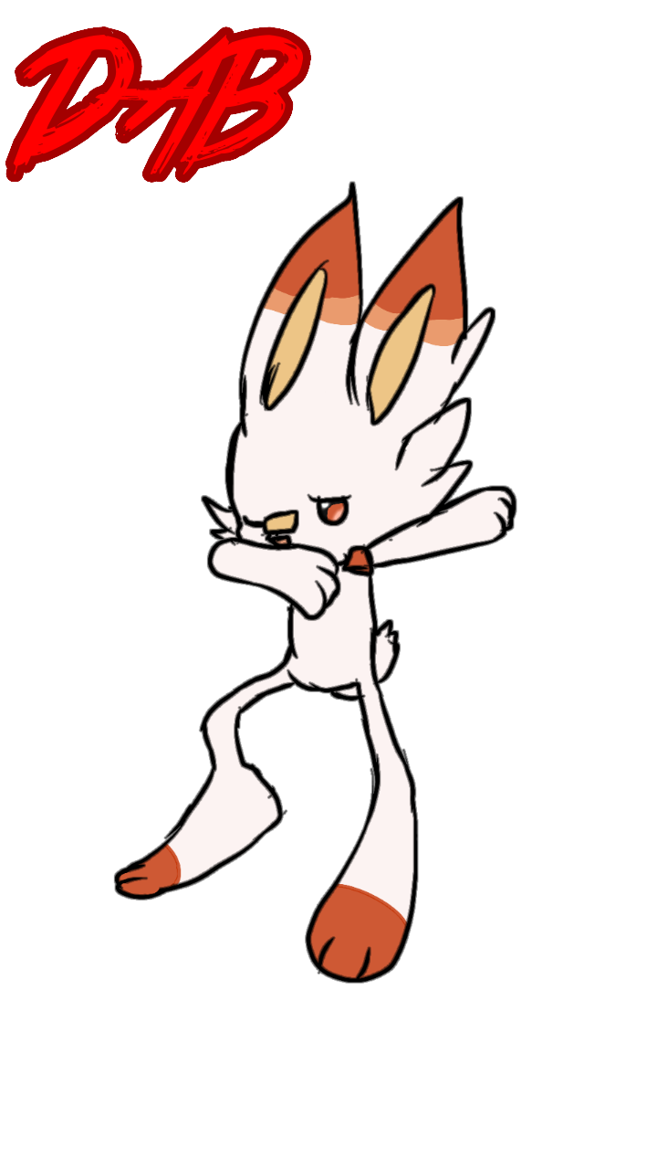 alpha_channel ambiguous_gender dab djneoncat18_(artist) feral lagomorph mammal nintendo one_eye_closed paws pok&eacute;mon pok&eacute;mon_(species) scorbunny solo video_games