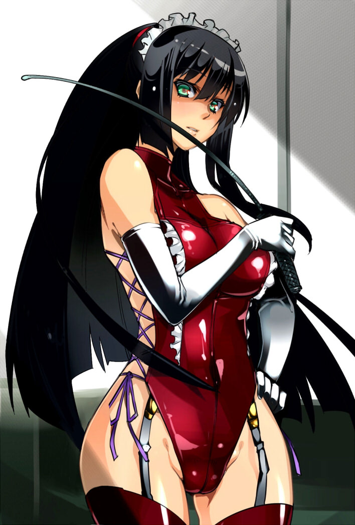 bodysuit kore_wa_zombie_desu_ka seraphim stockings tagme thighhighs