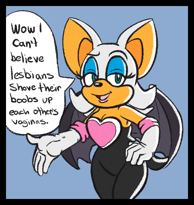2013 5_fingers anthro bat bat_wings breasts cleavage clothed clothing english_text female fiztheancient mammal membranous_wings open_mouth rouge_the_bat solo sonic_(series) speech_bubble text wings