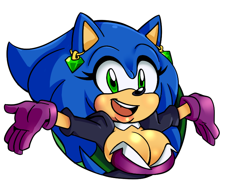 2016 alpha_channel anthro big_breasts breasts cleavage clothed clothing crossgender cuisine female hedgehog mammal solo sonic_(series) sonic_the_hedgehog