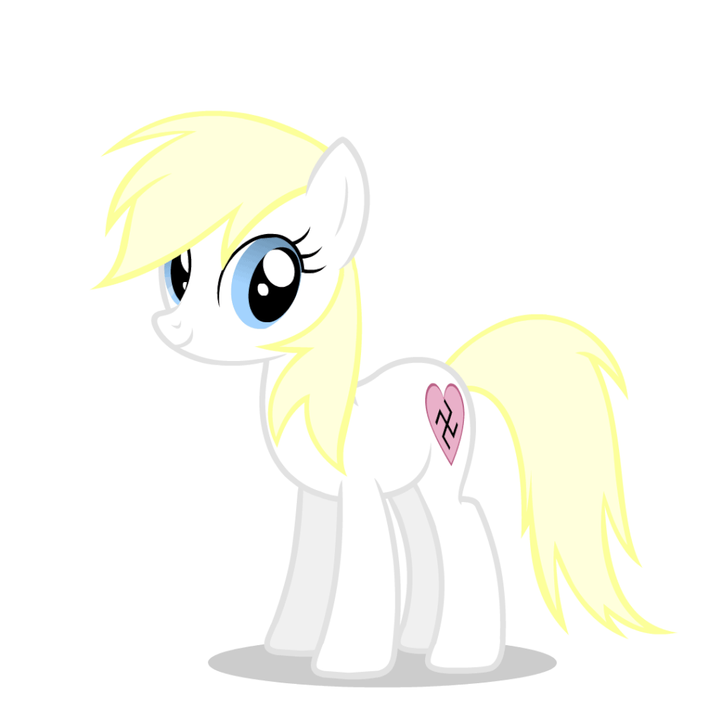 animated earth_pony equine female horse looking_at_viewer mammal my_little_pony nazi pony solo swastika unknown_artist