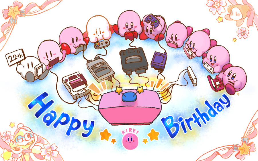 3ds avian bird blue_eyes blush famicom game_console gamecube king_dedede kirby kirby_(series) looking_at_viewer male nintendo nintendo_3ds nintendo_64 nintendo_ds penguin rike_(pixiv) super_famicom unknown_artist video_games waddle_dee wii