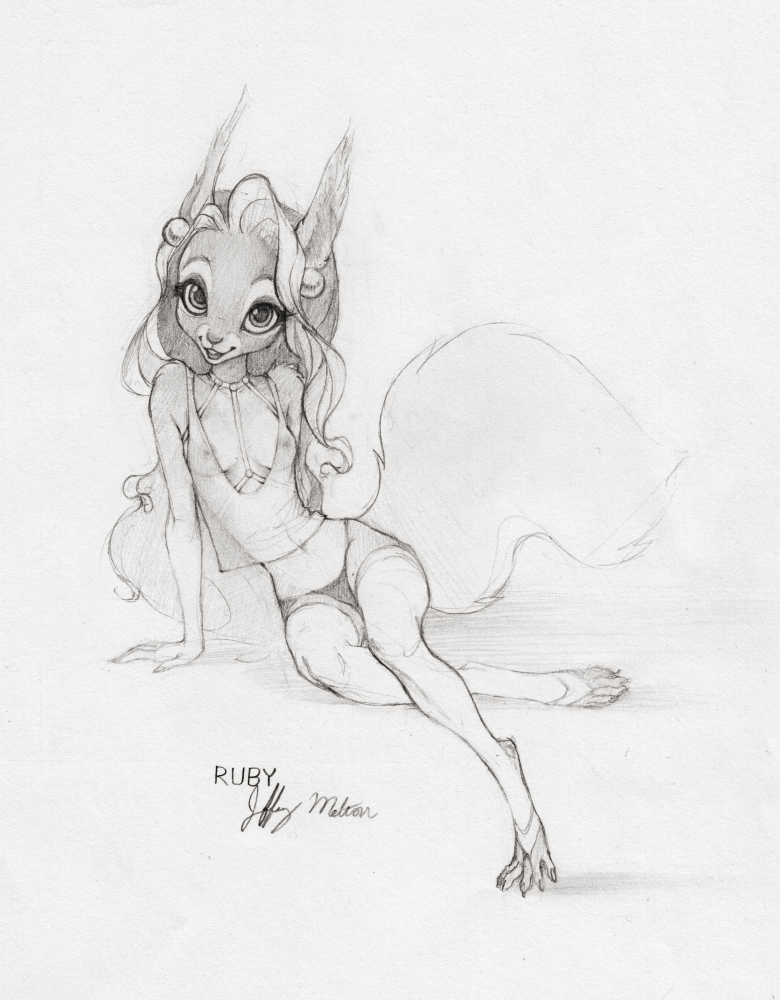breasts clothing coonkun digitigrade female greyscale legwear looking_at_viewer mammal monochrome navel rodent socks solo squirrel stockings toeless_socks translucent transparent_clothing