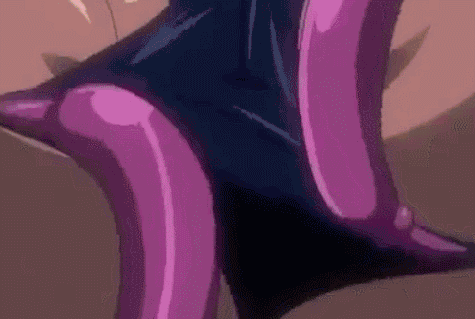 1girl animated animated_gif breasts edit kibalada large_breasts monster morino_yuuko photoshop pussy rape restrained spread_pussy tentacle tentacle_and_witches torn_clothes uncensored