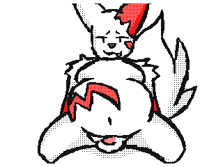 2016 anal anal_penetration animated balls erection faceless_male first_person_view flaccid flipnote flipnote_studio fur looking_at_viewer loop low_res lxander191 male male/male nintendo penetration penis pok&eacute;mon sex simple_background slightly_chubby solo_focus video_games white_background white_fur zangoose