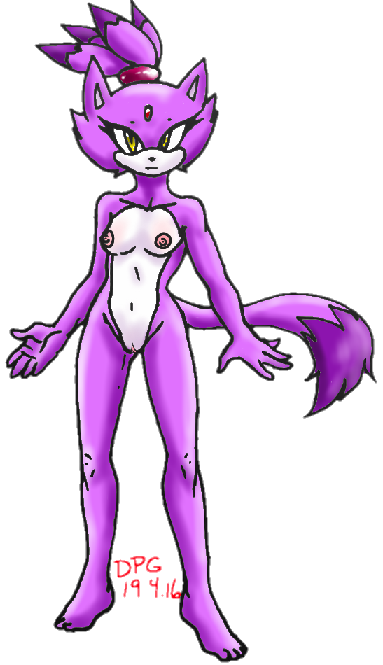 blaze blaze_the_cat breasts cat feline female genitals invalid_color invalid_tag mammal nude pussy red_gem sonic_(series) sonic_the_hedgehog yellow_eyes