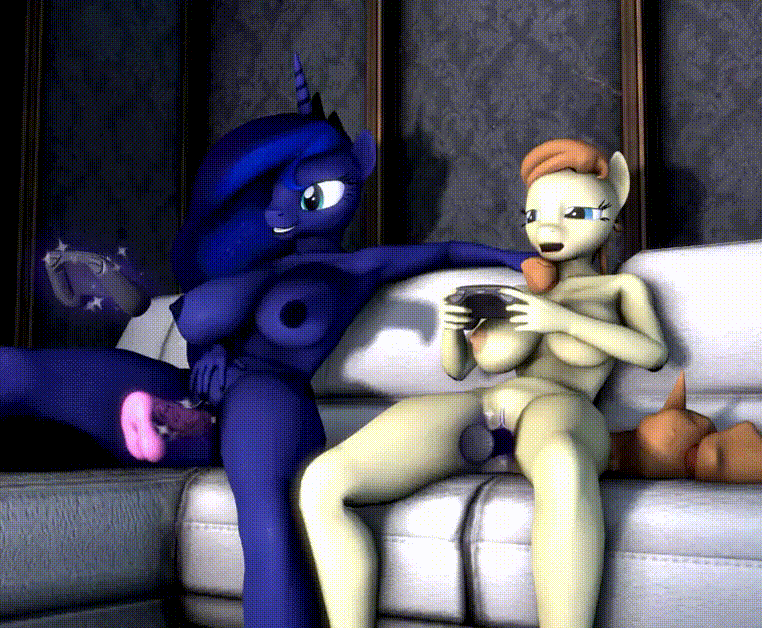 animated bouncing breasts button's_mom controller fan_character friendship_is_magic game_(disambiguation) gaming invalid_tag masturbation moan my_little_pony orgasm princess_luna_(mlp) pussy sofa swedishsnus