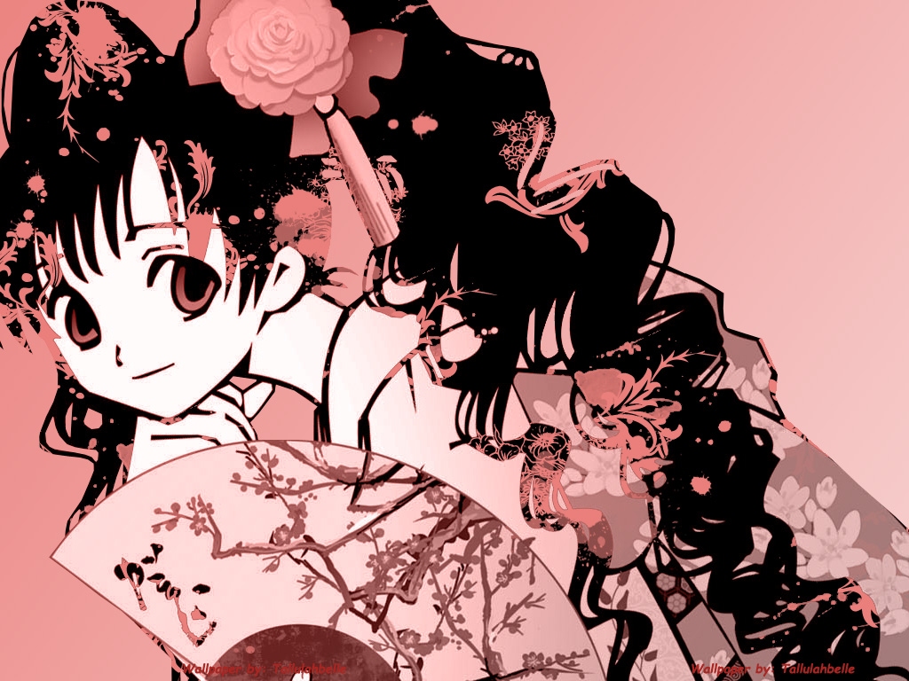 japanese_clothes kimono kunogi_himawari pink xxxholic