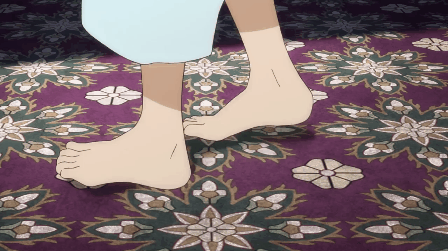animated animated_gif black_legwear costume feet kneehighs komiya_chihiro maid maid_headdress male_focus shota shounen_maid smile socks solo undressing
