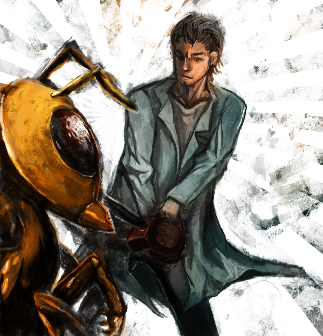 ant leaf_blower okabe_rentaro stein's_gate stein's_gate what