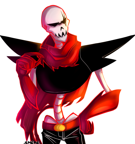 alpha_channel amazing animated_skeleton bone male papyrus_(undertale) skeleton smeme solo undead underfell undertale video_games