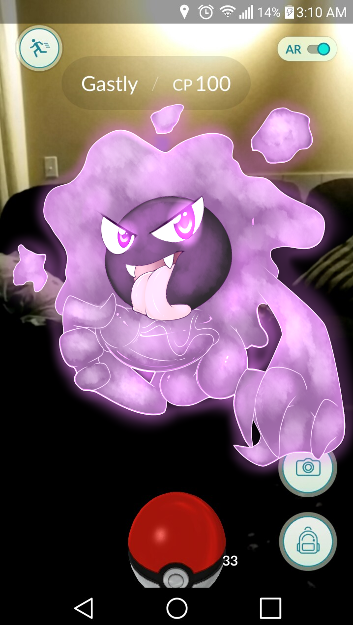 auto_penis_lick balls bedroom camychan cute_fangs erection floating_head gastly ghost gui humanoid_penis inside licking looking_at_viewer male masturbation naughty_face nintendo open_mouth oral penis photo pok&eacute;mon pok&eacute;mon_go solo spirit tongue tongue_out video_games