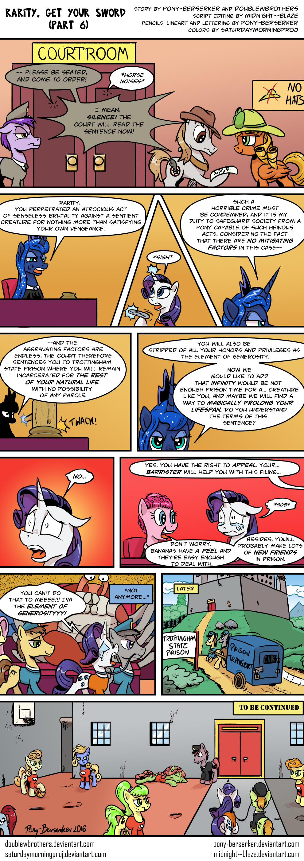 2016 clothed clothing comic crying cutie_mark doublewbrothers earth_pony english_text equine female friendship_is_magic group hooves horn horse male mammal midnight--blaze my_little_pony pegasus pony pony-berserker princess_luna_(mlp) prison rarity_(mlp) saturdaymorningproj tagme tears text unicorn url wings