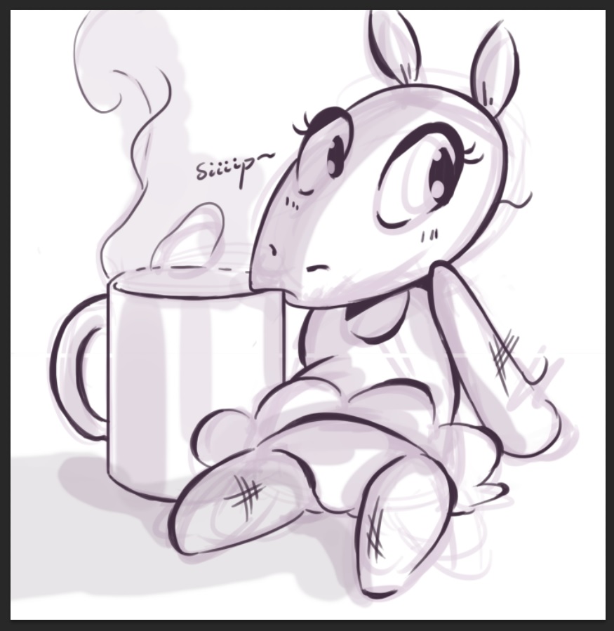 caprine clothing cup dress drinking eyelashes female goat lilly_goat mammal panties plushie solo steam toybox_pals underwear unknown_artist
