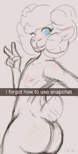 blue_eyes blush butt caprine english_text horn invalid_tag japanese_text male mammal matt_(半羊） merino nipples one_eye_closed peace_sign_(disambiguation) sheep snapchat text wink 半羊