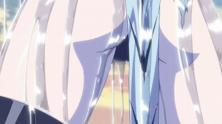 animated animated_gif ass breasts elina gluteal_fold huge_breasts queen's_blade water