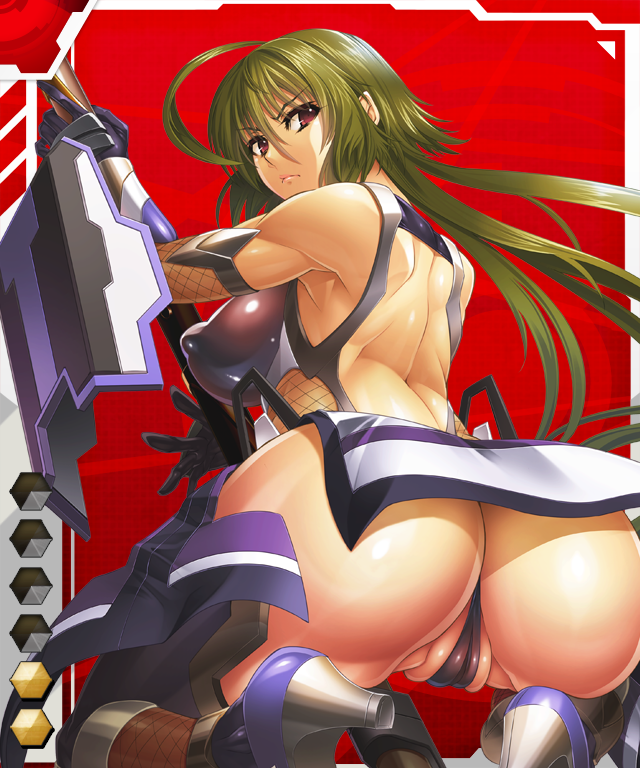 1girl asagiri ass breasts taimanin_asagi_battle_arena