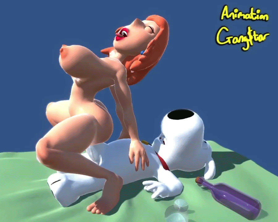 3d_(artwork) animated animation_gangstar bed breasts brian_griffin canine digital_media_(artwork) dog family_guy hair human interspecies lois_griffin mammal on_top pussy red_hair reverse_cowgirl_position sex size_difference tongue vaginal