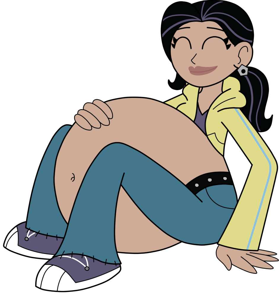 aviva belly big_(disambiguation) big_belly clothed clothing digital_media_(artwork) female food human invalid_tag kratts mammal not_furry overweight smile stuffing vore