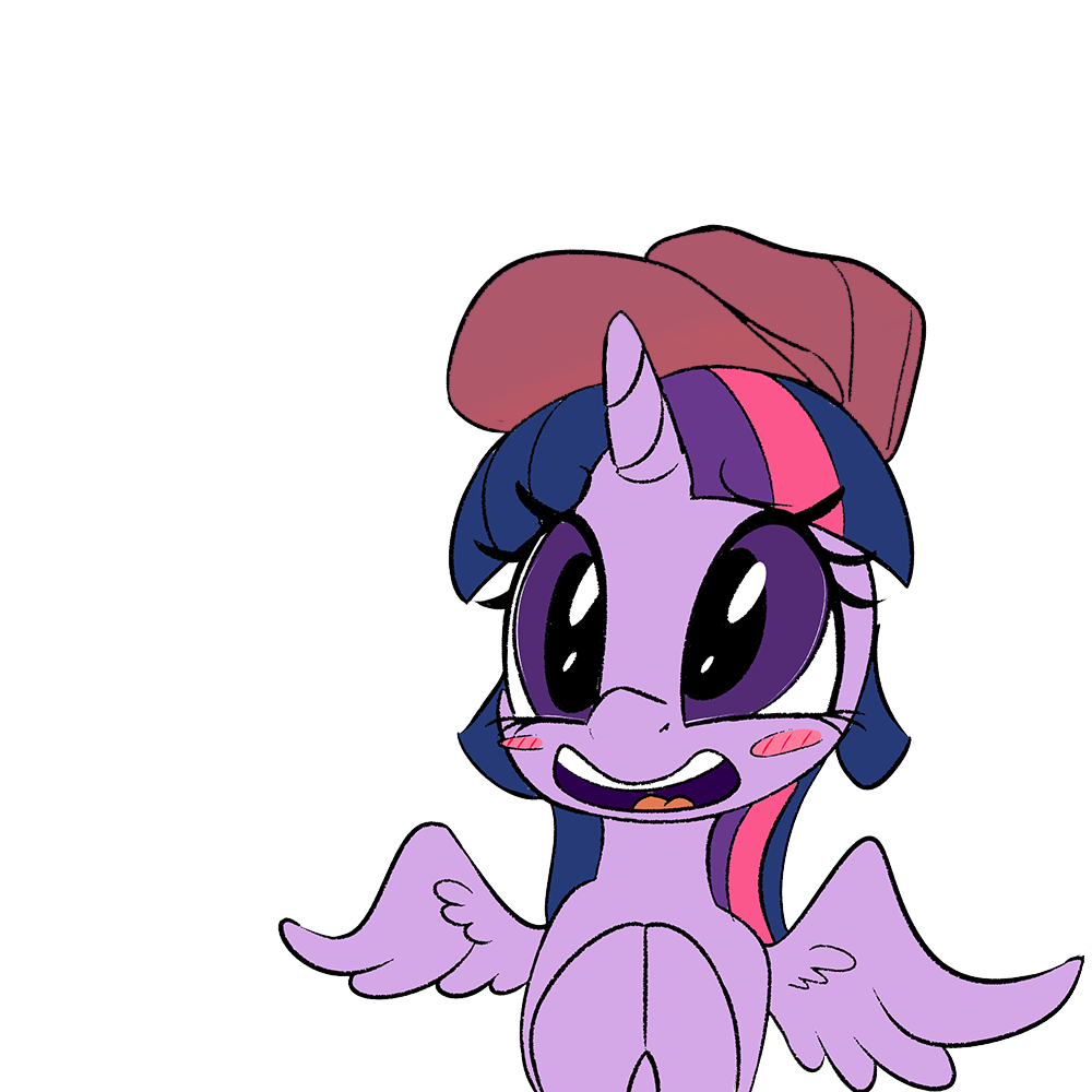 2016 alpha_channel blush coinpo equine feathers female feral friendship_is_magic fur hair hat horn looking_at_viewer mammal multicolored_hair my_little_pony purple_feathers purple_fur simple_background solo transparent_background twilight_sparkle_(mlp) winged_unicorn wings