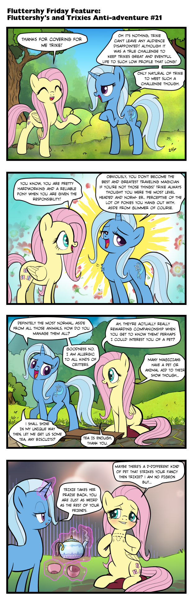 ass_tattoos collar comic cutie_mark equine female fluttershy_(mlp) friendship_is_magic hair heavily_implied_bdsm hooves horn horse invalid_tag mammal mane my_little_pony pegasus pets pony trixie_(mlp) unicorn wings