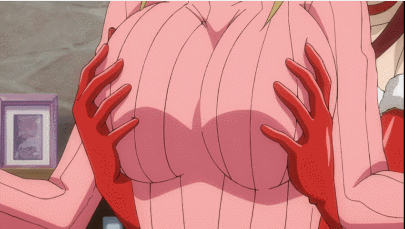 4girls animated animated_gif blonde_hair blue_hair breast_grab breasts christmas christmas_tree cleavage elbow_gloves erza_scarlet fairy_tail fur_trim gloves juvia_loxar large_breasts levy_mcgarden long_hair lucy_heartfilia multiple_girls red_gloves red_hair santa_costume santa_hat sweater twintails