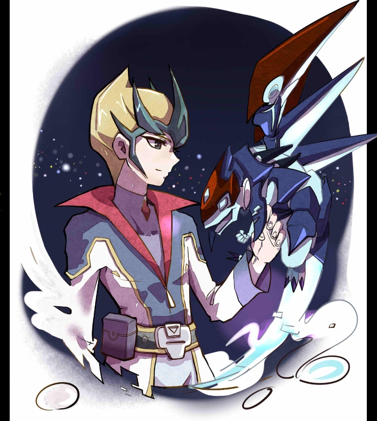 blue_hair dragon galaxy-eyes photon tenjo_kaito yu-gi-oh! yuu-gi-ou_zexal