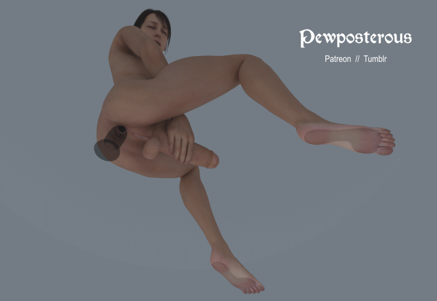 1girl 3d anal anal_insertion animated animated_gif ass barefoot breasts brown_hair erection feet futanari konami masturbation metal_gear_(series) metal_gear_solid nude penis pewposterous pussy quiet_(metal_gear) sex_toy soles testicles toes uncensored