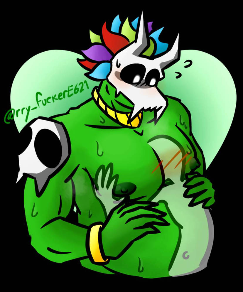 animal_humanoid anthro belly bodily_fluids duo green_body green_skin hug hugging_belly humanoid lizard lizard_humanoid lizardman male male/male nipples reptile reptile_humanoid rry_fuckere621 scalie scalie_humanoid slightly_chubby slightly_chubby_male sweat sweatdrop terraria witch_doctor_(terraria)
