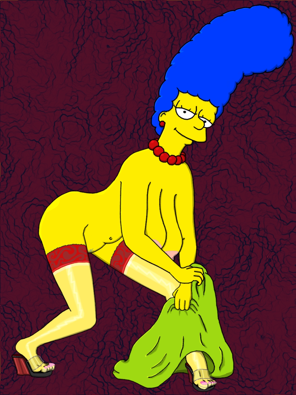 marge_simpson tagme the_simpsons waspcock