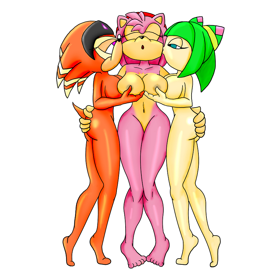 big_thighs breasts cosmo_the_seedrian echidna female hedgehog long_legs mammal nude plain_background seedrian sega shade_the_echidna sonic_(series) sonic_team thegeckodemon thighs unknown_artist white_background wide_hips