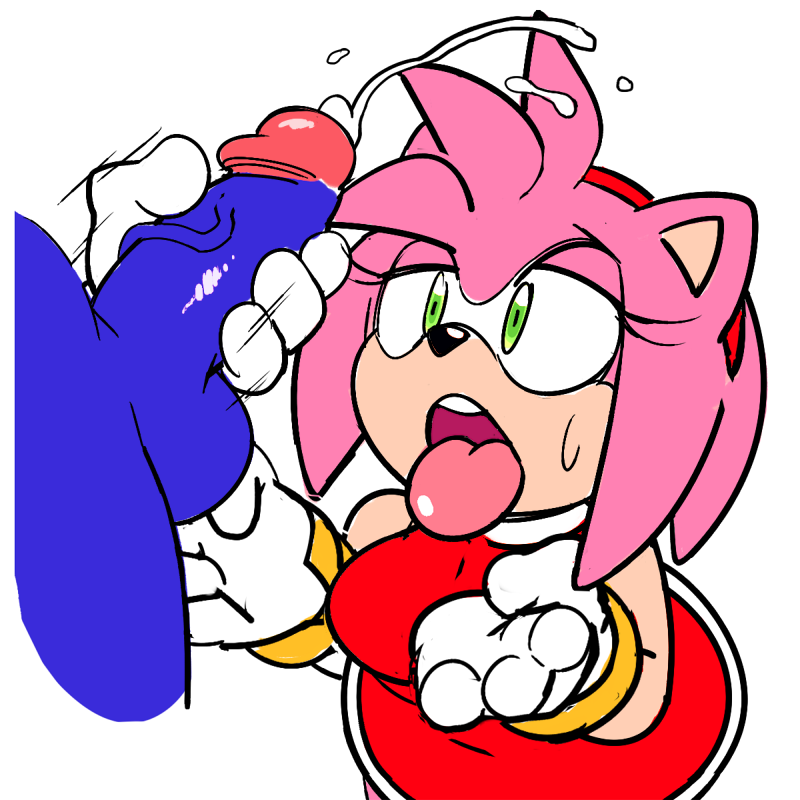 amy_rose breasts clothed clothing cum cumshot disembodied_hand disembodied_penis dress duo ejaculation faceless_male female hair handjob hedgehog humanoid_penis male male/female mammal masturbation orgasm penis pink_hair sex simple_background solo_focus sonic_(series) sonic_the_hedgehog sweat tongue tongue_out watatanza watatanza_(pixiv)