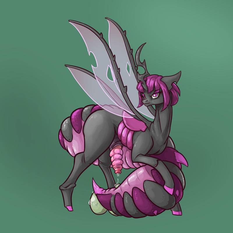 alorix arthropod changeling equine fan_character insect invalid_tag mammal my_little_pony oviposition penis queen_precipciona unique_penis