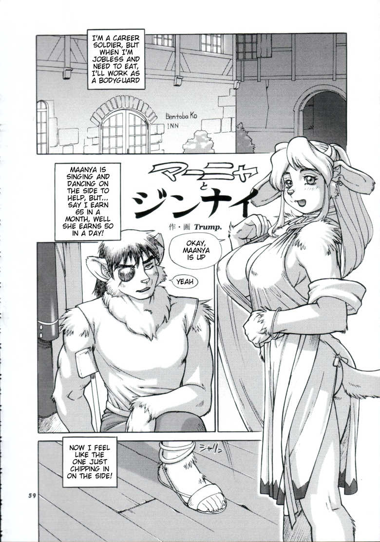 anthro big_breasts black_and_white breasts canine chest_tuff clothing comic dialoge dress eye_patch eyewear female humanoid invalid_tag male mammal monochrome nipple_bulge text trump