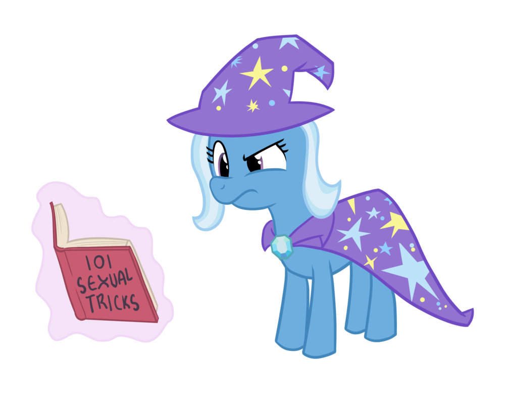 book cape clothed clothing digital_media_(artwork) english_text eyelashes female feral friendship_is_magic hat humor matrix541 my_little_pony simple_background solo text trixie_(mlp) white_background