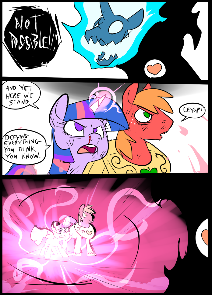 big_macintosh_(mlp) blood comic earth_pony equine feral friendship_is_magic glowing group hair horn horse magic mammal metal_(artist) my_little_pony nosebleed pony scratches twilight_sparkle_(mlp) unicorn