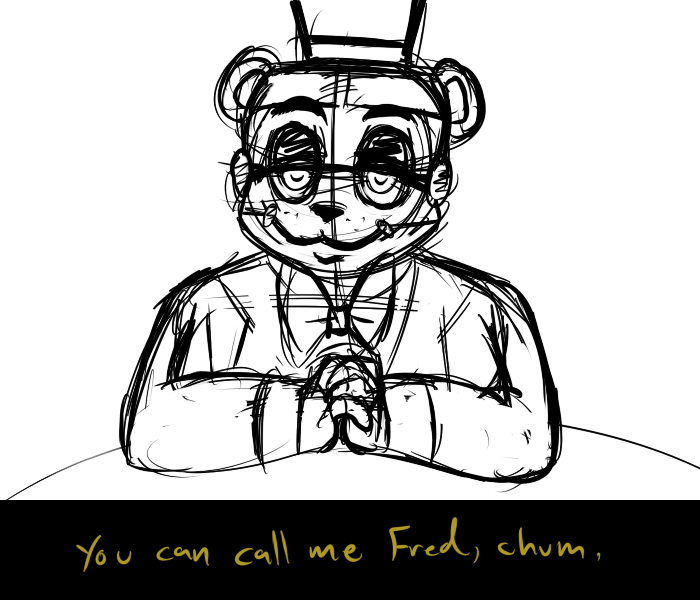 2016 2_heads animated animatronic anthro avian balloon_boy_(fnaf) bear bib bird blush bonnie_(fnaf) bow_tie buckteeth canine chica_(fnaf) chicken clothing dialogue english_text exposed_endoskeleton eye_patch eyewear female five_nights_at_freddy's five_nights_at_freddy's_2 fox foxy_(fnaf) freddy_(fnaf) glasses group hat human humanoid inkyfrog lagomorph looking_at_viewer machine male mammal mangle_(fnaf) marionette_(fnaf) mike_schmidt multi_head open_mouth open_smile propeller_hat rabbit restricted_palette robot security_guard shadow_bonnie_(fnaf) shadow_freddy_(fnaf) simple_background smile springtrap_(fnaf) talking_to_viewer teeth text top_hat toy_bonnie_(fnaf) toy_chica_(fnaf) toy_freddy_(fnaf) uniform video_games white_background