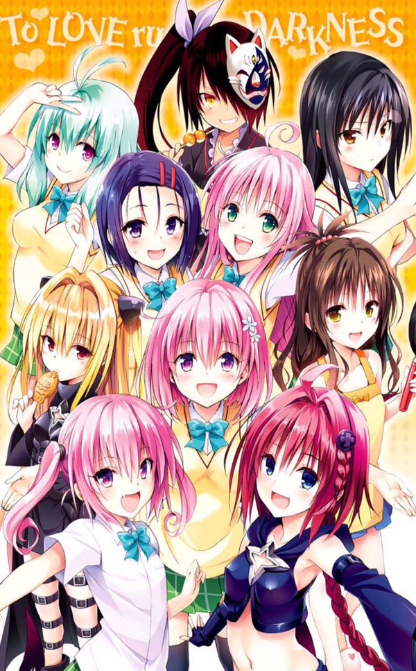 konjiki_no_yami kotegawa_yui kurosaki_mea lala_satalin_deviluke master_nemesis momo_velia_deviluke multiple_girls nana_asta_deviluke run_elsie_jewelria sairenji_haruna tagme to_love-ru to_love-ru_darkness yuuki_mikan