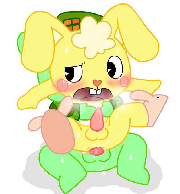 anal anal_penetration balls blush censored chair_position cuddles_(htf) cum cum_from_ass cum_in_ass cum_inside cum_on_balls cum_on_ground cum_on_penis enigi09 flippy from_behind_position fur green_fur happy_tree_friends interspecies lagomorph male male/male mammal mosaic_censorship penetration penis rabbit sex simple_background slippers white_background yellow_fur